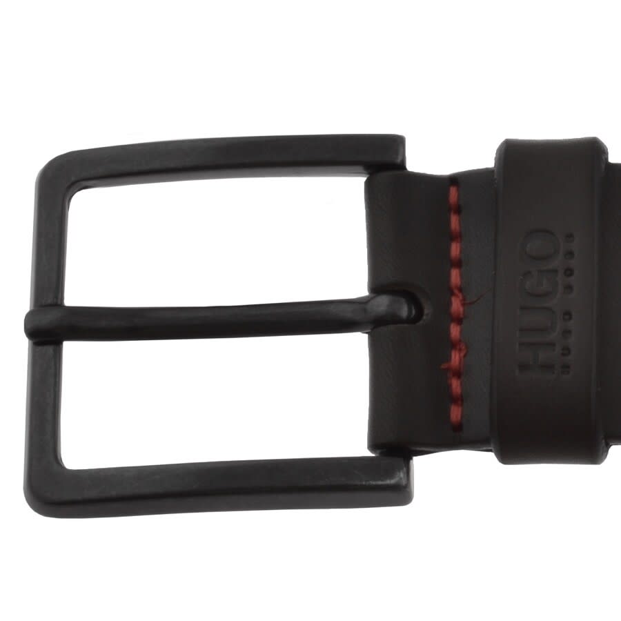 HUGO Gionio Leather Belt Black